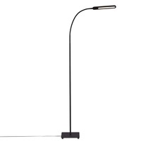 Stojací lampy - BRILO 1389-015 LED CCT stojací svítidlo s dotykovým vypínačem 183 cm 8W 600lm černá - BRILO