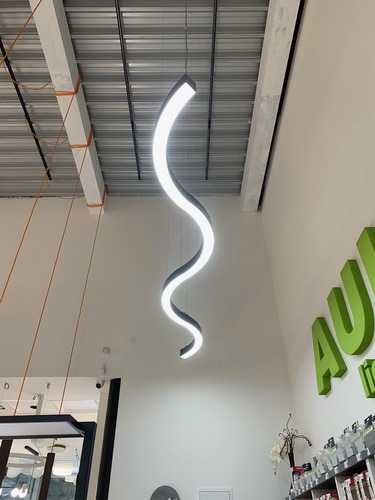 Podélná - ARCHI SBS/LO/1200/DI/90°/4K/BR/DA-SE Závěsné svítidlo BELO (sestava VLNA) bronz 52W 4000K 3m direct/indirect DALI - Archilight - foto 1