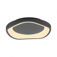 Kruhová - LD 14233-18 Kolekce Schöner Wohnen LED stropní svítidlo MONTA, černá, stmívatelné, paměťová funkce, krokově stmívatelné, 3000K - JUST LIGHT