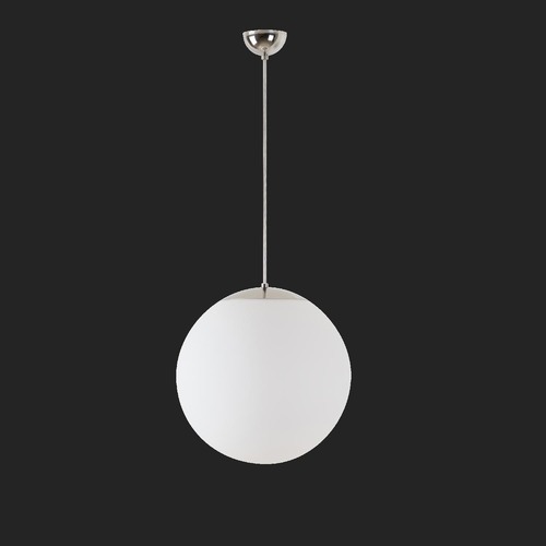 Nouzové osvětlení - OS ADR68343 ADRIA S3 závěsné skleněné svítidlo nerez leštěná / bílá IP40 3000 K 27W LED nouzové kombinované 1 h (původní kód OS 68343) - OSMONT - foto 1