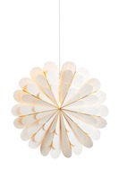 Interiérové dekorace - MAR 705309 Marigold bílá závěsná hvězda 60 cm - Markslöjd