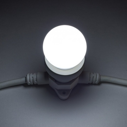E27 - DLED SMDE27 DecoLED LED žárovka - ledově bílá, patice E27, 12 diod - foto 1