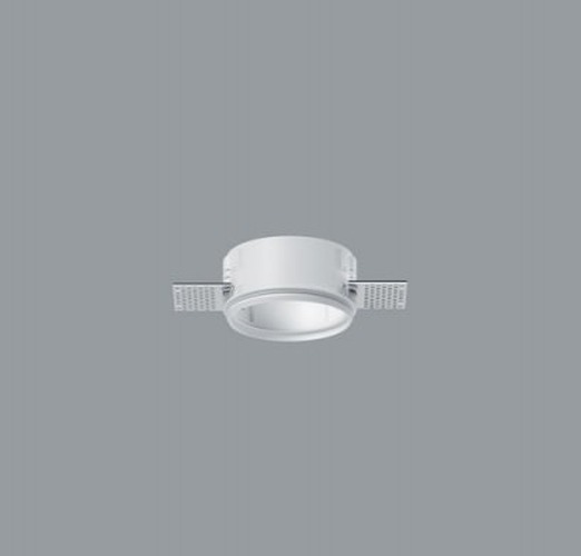 Kruhová - ERCO 1079997000 Montážní kroužek bílý (RAL 9002) pro zapuštěnou instalaci s Minirail 48V singleset - ERCO - foto 1