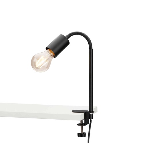 Stolní lampy s klipem - BRI 2600-015 Svítidlo se svorkou pr. 1x E27 10W černá - BRILONER - foto 1