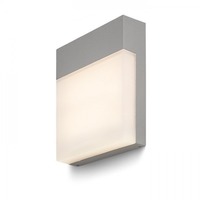Nástěnná - RED R11169 VERIA nástěnná stříbrnošedá 230V/350mA SMD LED 6W IP54 3000K, 460lm - RED - DESIGN RENDL