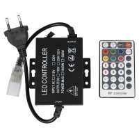 Sady ovladač + přijímač - LED ovladač RGB 230V-28B