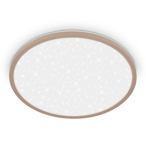 Kruhová - BRILO 7654011 Slim svítidlo LED panel pr.37,5 cm - 22W, 3000lm, hvězdné nebe, neutrální bílá, béžová - BRILO - foto 1