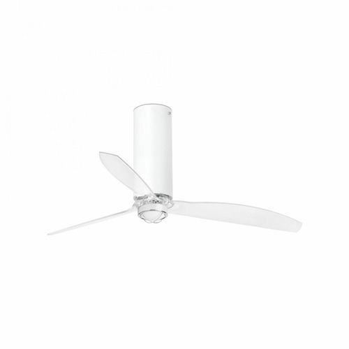 Ventilátory - FARO 32033-9 TUBE FAN M LED, bílá/transparentní, stropní LED ventilátor s DC motorem - FARO - foto 1