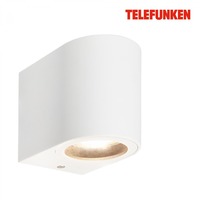 Nástěnná - TF 322906TF TELEFUNKEN venkovní nástěnné svítidlo, ochrana proti stříkající vodě, bílé - BRILONER