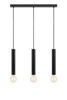 Podélná - MAR 108262 Sencillo závěsné svítidlo černé 3 lampy - Markslöjd