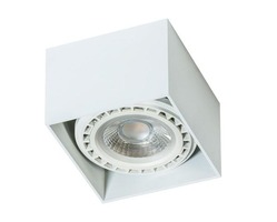 Downlight - AZZ AZ1835 Stropní přisazené bodové svítidlo Azzardo Eco Alex white AZ1835 GU10+ADAP111/ES111 1x40W/1x50W IP20 12cm 230V bílé - AZZARDO