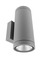 Nástěnná - IMPR 731193 Deko-Light nástěnné přisazené svítidlo - ShoreLine Pro kulaté Up+Down, 20 W, DIM, 3000/4000 K, světlešedá