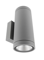 Nástěnná - IMPR 731193 Deko-Light nástěnné přisazené svítidlo - ShoreLine Pro kulaté Up+Down, 20 W, DIM, 3000/4000 K, světlešedá