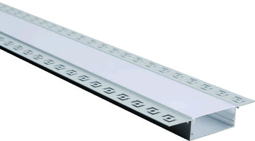 LED páskové profily - Hliníkový profil pro LED Strip Silver body/White cover L=2M