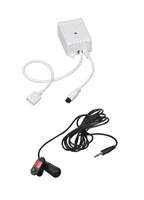 Ovladače pro vícebarevné LED pásky, RGB, RGBW - FAN STRIP-SOUND Dálkový ovladač a řídící jednotka RGB 12 V pro LED pásek s ovládáním hudbou - FANEUROPE
