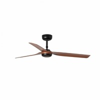Ventilátory - FARO 33817 PUNT M, černá/tmavé dřevo, stropní ventilátor s DC motorem - FARO