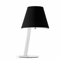Stolní lampy dekorační - FARO 68501 MOMA černá stolní lampa - FARO