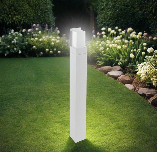 Sloupková - FAN LED-NISMO-P60 Sloupkové svítidlo PALO LED NISMO bílá hliník 12 W 1430 lm CCT IP54 60 x 10 x 10 cm - FANEUROPE - foto 1