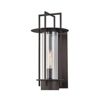 Nástěnná - HVLG B6811-CE Venkovní nástěnné svítidlo CARROLL PARK kov/sklo bronz/čirá E27 1x13W - HUDSON VALLEY (Troy)