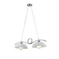 Dekorativní - FAN I-HALLEY/2 CR Závěsné svítidlo Halley, chromové, 2 x E27, 76 x 30 x 110 cm - FANEUROPE