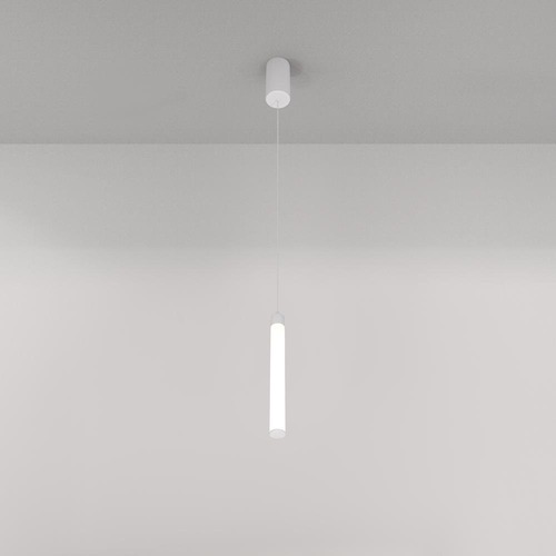 Subtilní - M P022PL-L10W Závěsné svítidlo Ray 3000K 10W teplá bílá 1000lm bílý hliník - MAYTONI - foto 1
