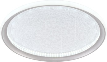 LED stropní svítidla - LED stropní svítidlo CCT 42W Silver+CR stmívatelné + dálkové ovládání