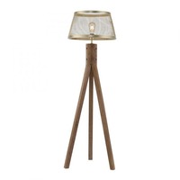 Stojací lampy - LD 11424-60 FREDERIK Stojací lampa mosaz - LEUCHTEN DIREKT / JUST LIGHT