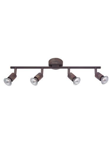 Bodová - NV 662004 Bodové svítidlo BASE rezavý kov GU10 4x5W 230V IP20 bez žárovky - NOVA LUCE - foto 1