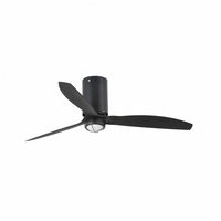 Ventilátory - FARO 32043-10 MINI TUBE FAN M LED, černá, stropní ventilátor s DC motorem - FARO