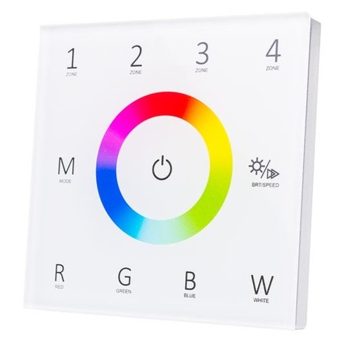 Stmívače a regulátory proužků - LED RGBW DMX ovladač + dálkový ovladač - foto 1