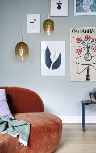 Kónická - NOR 2112723027 Uma 23 závěsné svítidlo jantarová - NORDLUX - foto 1