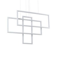 Hranatá - ILUX 253589 FRAME SP RETTANGOLO BIANCO - IDEALLUX