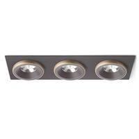 Hranatá - RED R13262 SHARM SQ III zápustná hnědá/perleťová zlatá 230V LED 3x10W 24° 3000K - RED - DESIGN RENDL
