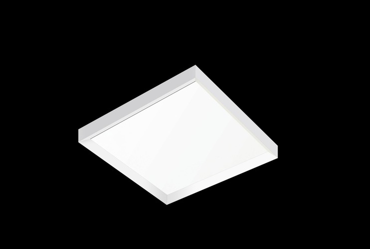 Pro LED panely - CEN KIT-PLFSB Rám pro povrchovou montáž LED panelu 60x60 celistvý rám bílý - CENTURY - foto 1