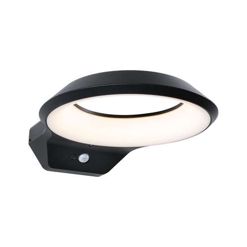 Nástěnná - P 94836 LED venkovní nástěnné svítidlo Anela pohybové čidlo IP44 245x309mm 3000K 12,5W 230V antracit hliník - PAULMANN - foto 1