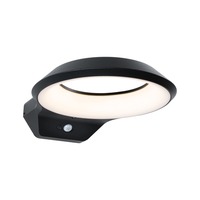 Nástěnná - P 94836 LED venkovní nástěnné svítidlo Anela pohybové čidlo IP44 245x309mm 3000K 12,5W 230V antracit hliník - PAULMANN