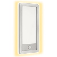Nástěnná - TF 313904TF TELEFUNKEN LED venkovní nástěnné svítidlo s čidlem, 28 cm, 16 W, stříbrná - BRILONER