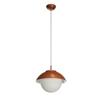 Koule - OS LUK60534 LUKIDA ST2 závěsné skleněné svítidlo terakota / bílá IP40 4000 K 20W LED - OSMONT