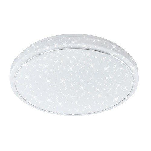 Kruhová - BRILO 3334-016 LED stropní svítidlo hvězdné nebe, pr. 38,5 cm, 18 W, bílé - BRILO - foto 1