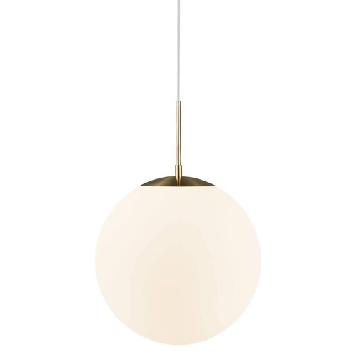 Koule - NOR 2010573035 Závěsné svítidlo Grant 35 25W E27 mosaz opál - NORDLUX - foto 1