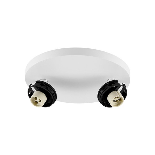 Bodová - IMPR 348272 Deko-Light stropní přisazené svítidlo Can Tilt kulaté základna, 2x 7,5 W GU10, bílá - foto 1