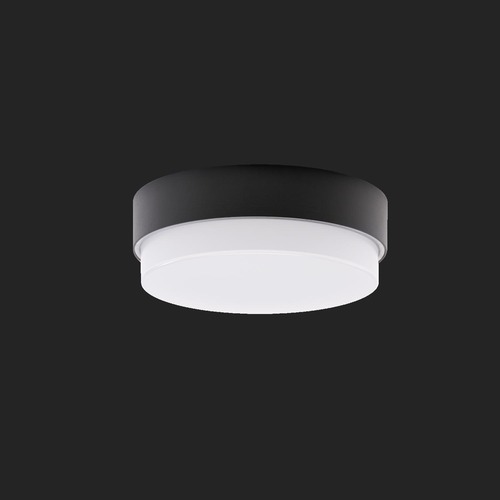 Nástěnná - OS TRI57773 TRITON 1 stropní/nástěnné průmyslové plastové svítidlo černá / bílá IP65 4000 K 14W LED nouzové kombinované 3 h (původní kód OS 57773) - OSMONT - foto 1