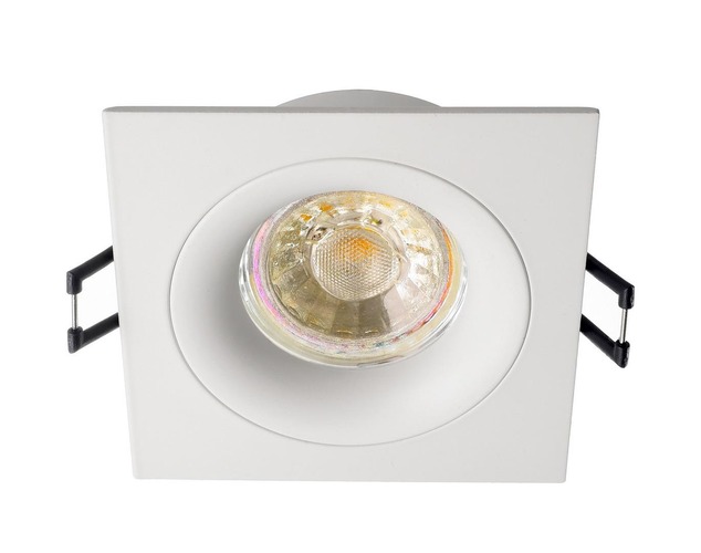 Hranatá - IMPR 110022 Deko-Light stropní vestavné svítidlo Sirrah hranaté 12V AC/DC GU5.3 / MR16 1x max. 50W 92 bílá RAL 9003  - LIGHT IMPRESSIONS - foto 1