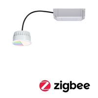 LED moduly - P 93075 LED Modul vestavné svítidlo Smart Home Zigbee RGBW Coin kruhové 50mm Coin 5,2W 230V RGBW satén - PAULMANN