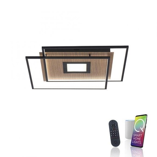 Hranatá - PN 8379-78 Q-AMIRA LED stropní svítidlo s nastavitelnou barvou světla a dálkovým ovládáním Smart Home ZigBee 2700-5000K - PAUL NEUHAUS - foto 1