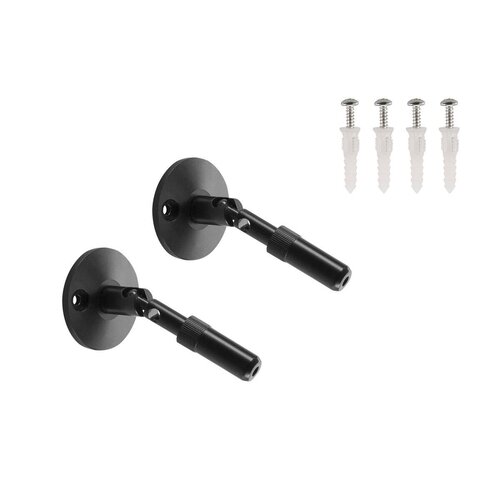 Lanka a příslušenství - LA 186310 Nástěnný držák pro 12V lankový systém TENSEO dlouhý černý 2ks - BIG WHITE (SLV) - foto 1