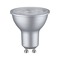 GU10/GZ10 - P 28756 LED reflektor 7 W matný chrom GU10 4.000K neutrální bílá - PAULMANN