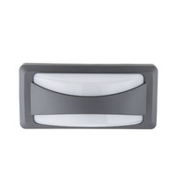 LED nástěnné svítidla - LED nástěnné svítidlo šedé IP65