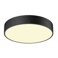 Kruhová - LA 1007298 MEDO® PRO 40 nástěnné a stropní nástavbové svítidlo, kulaté, 3000/4000K, 19W, fáze, 110°, černá - BIG WHITE (SLV)