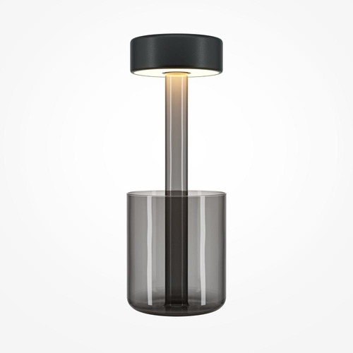 Stolní lampy dekorační - M MOD229TL-L3B3K3 Stolní lampa AI Collaboration 2200/4000K 3W nastavitelná bílá černé sklo bateriová stmívatelná - MAYTONI - foto 1